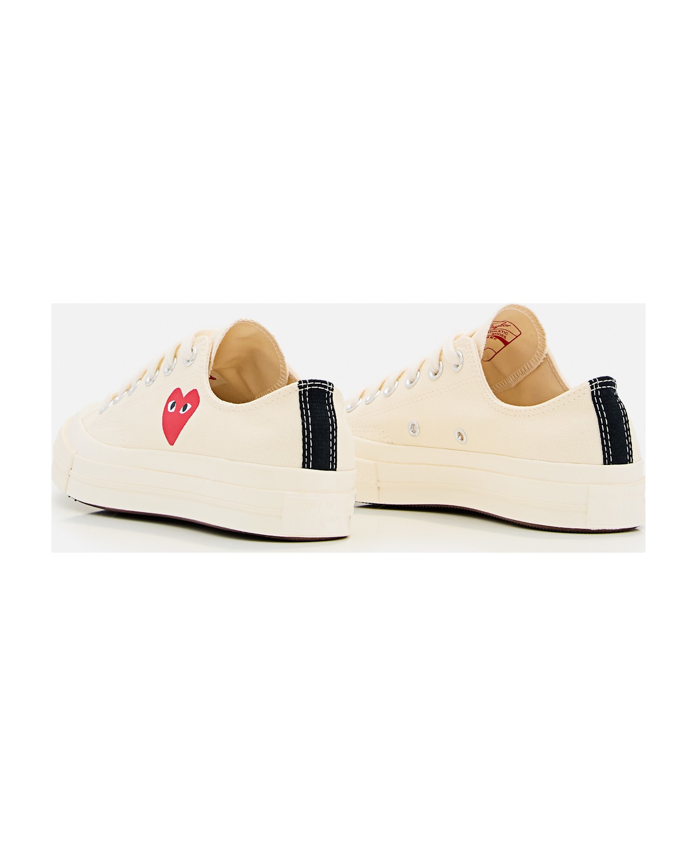 Comme des Garçons Play Play Converse Low Sneakers - Beige