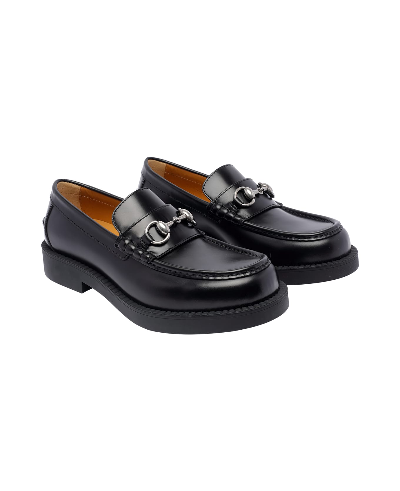 Gucci Horsebit Loafers - Black ローファー＆デッキシューズ