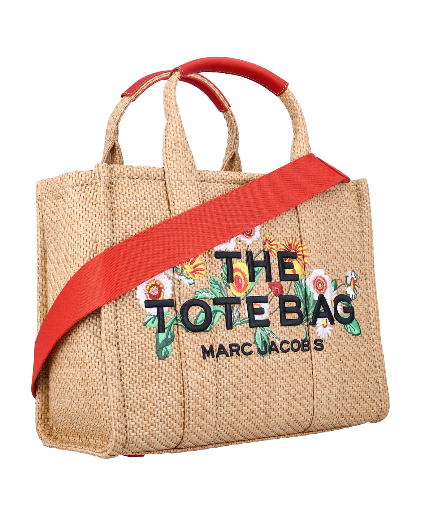Marc Jacobs The Daisy Woven Medium Tote Bag - NATURAL