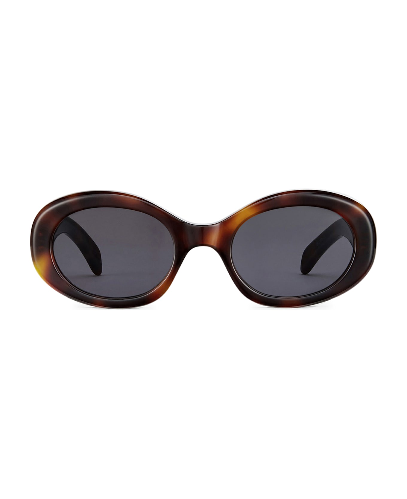 Celine Triomphe 01 Sunglasses In Blonde Havana Acetate - MULTICOLOUR