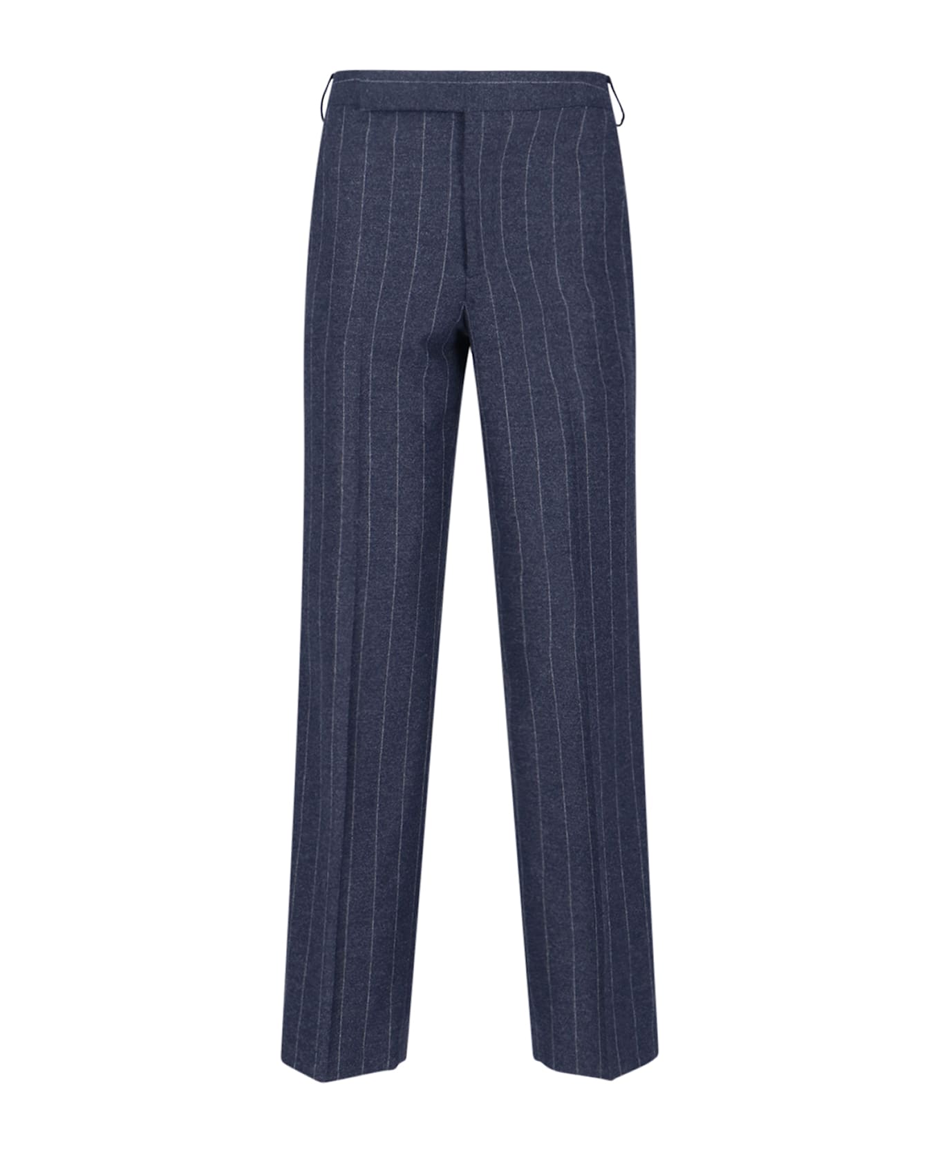 Lardini Virgin Wool And Cashmere Pants - Blue