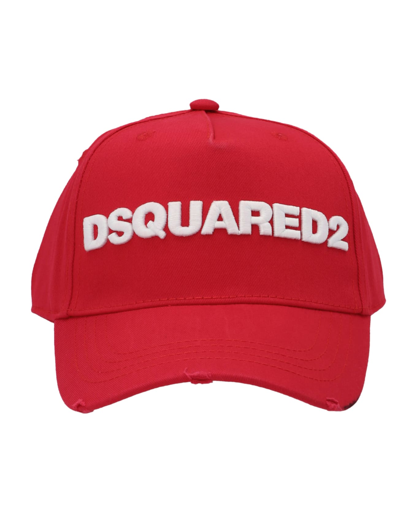 Dsquared2 Cap With Embroidered Logo - Red