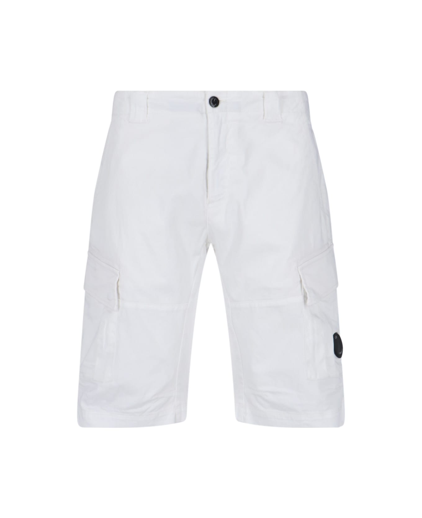 C.P. Company Logo Shorts - Gauze White ショートパンツ