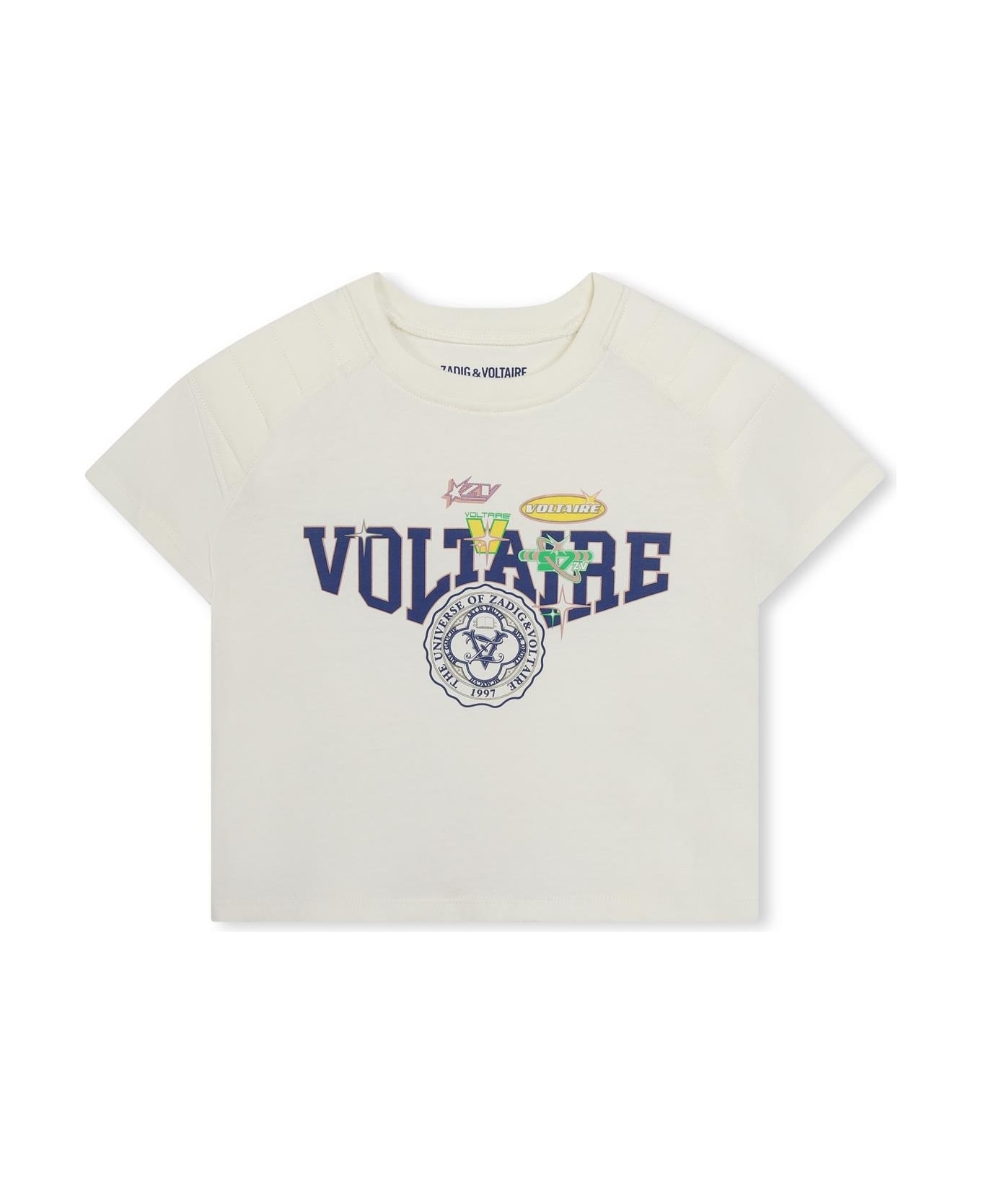 Zadig & Voltaire T-shirt Con Stampa - Crema Tシャツ＆ポロシャツ