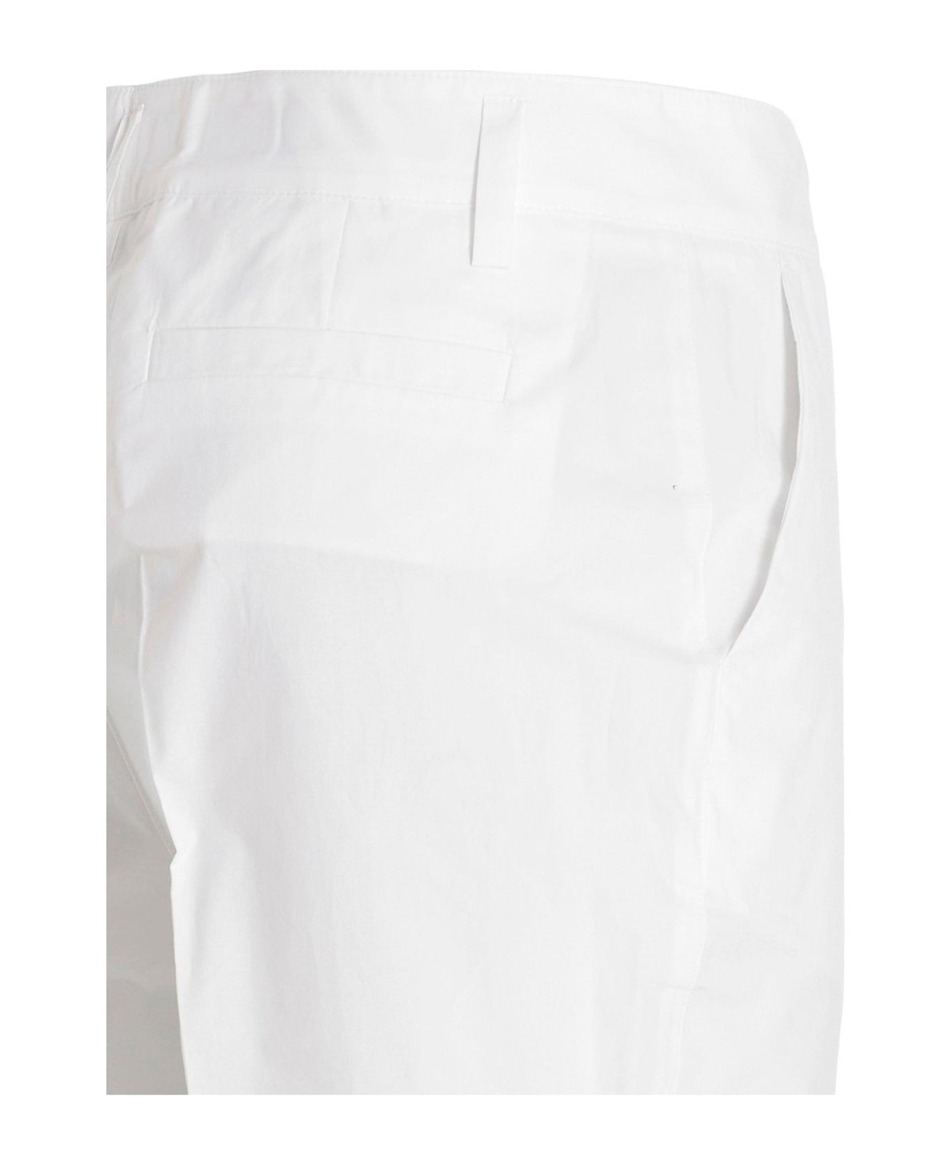 Parosh Slim Fit Trousers - White