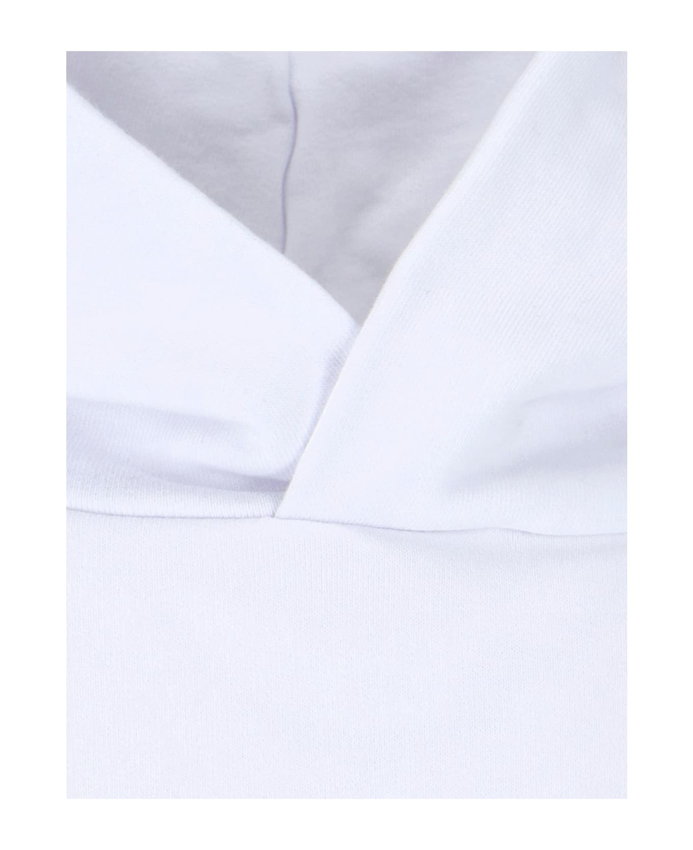 Maison Margiela Sweatshirt With Logo - White フリース
