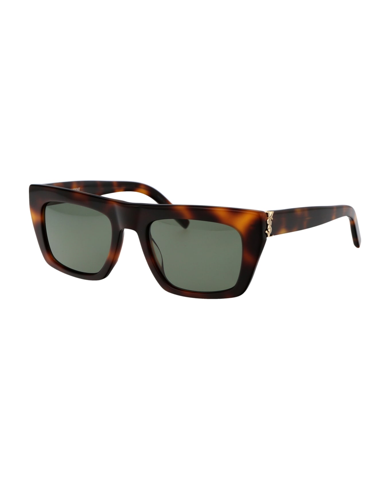 Saint Laurent Eyewear Sl M131 Sunglasses - 003 HAVANA HAVANA GREEN サングラス
