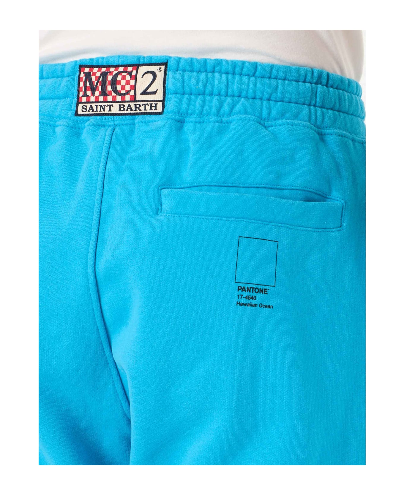 MC2 Saint Barth Turquoise Track Pants | Pantone Special Edition - BLUE