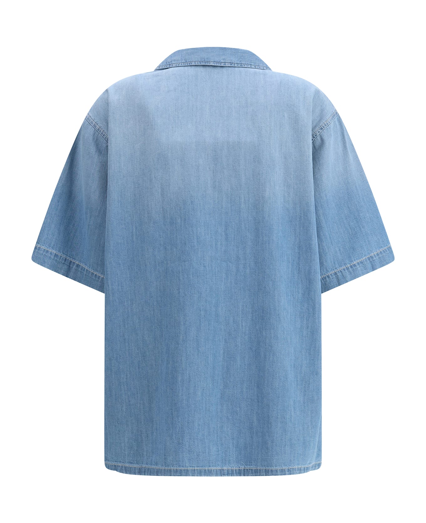 Fabiana Filippi Short Sleeve Denim Shirt