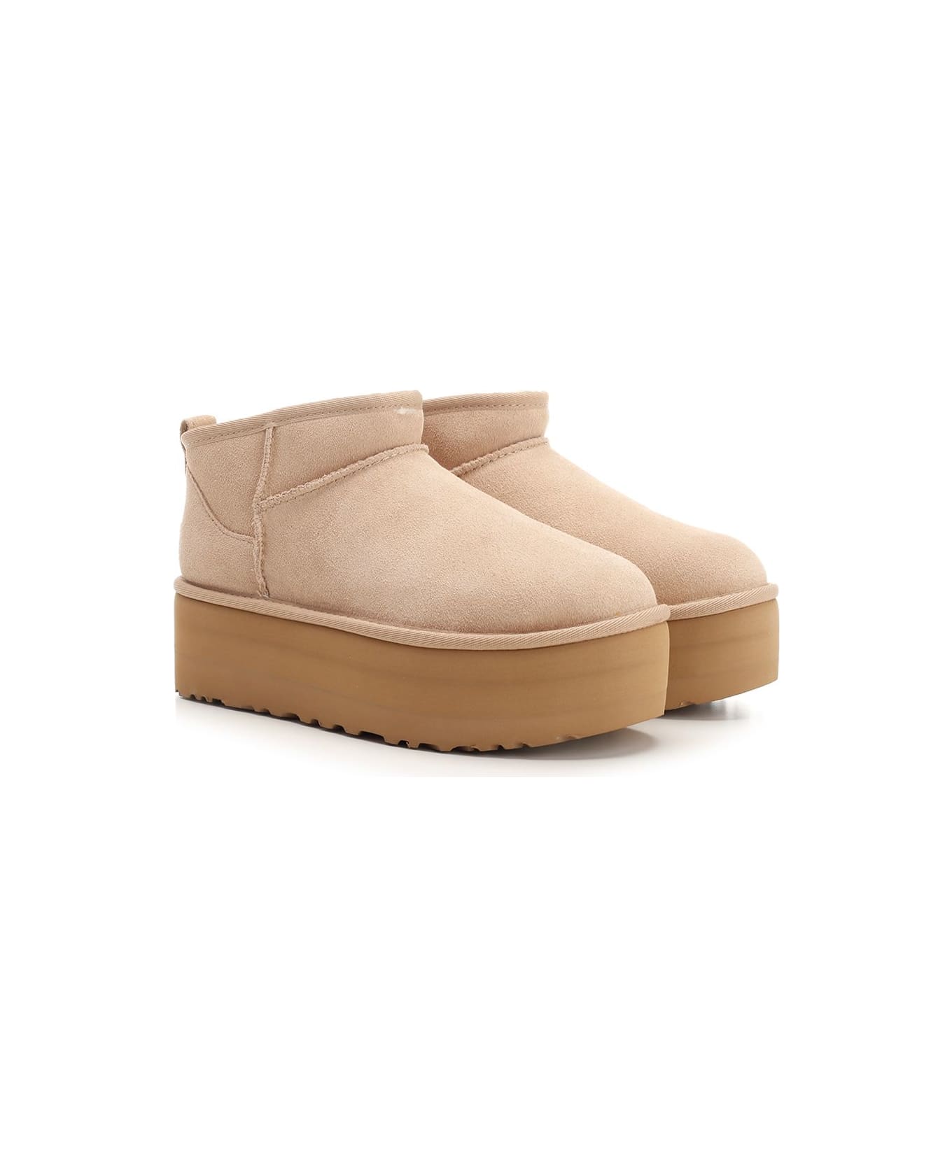 UGG 
classic Ultra Mini
 Ankle Boots - Beige