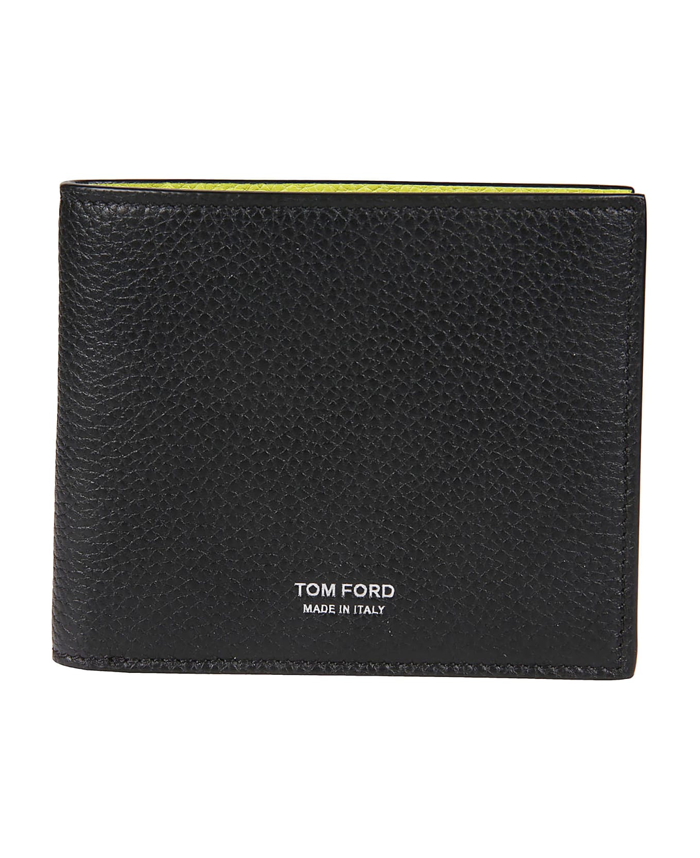 Tom Ford Logo Wallet - Black/lime