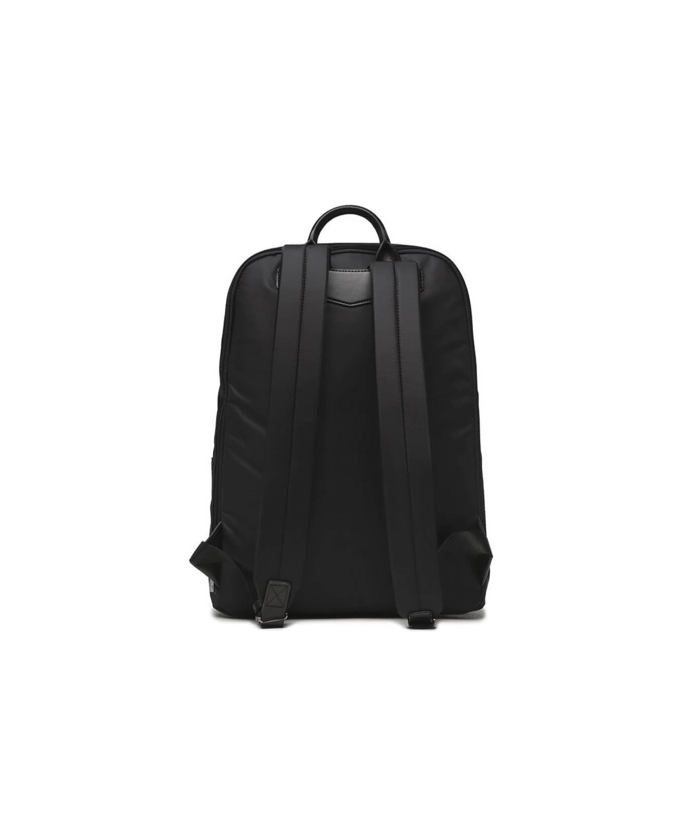 Emporio Armani Black Nylon Backpack - Nero