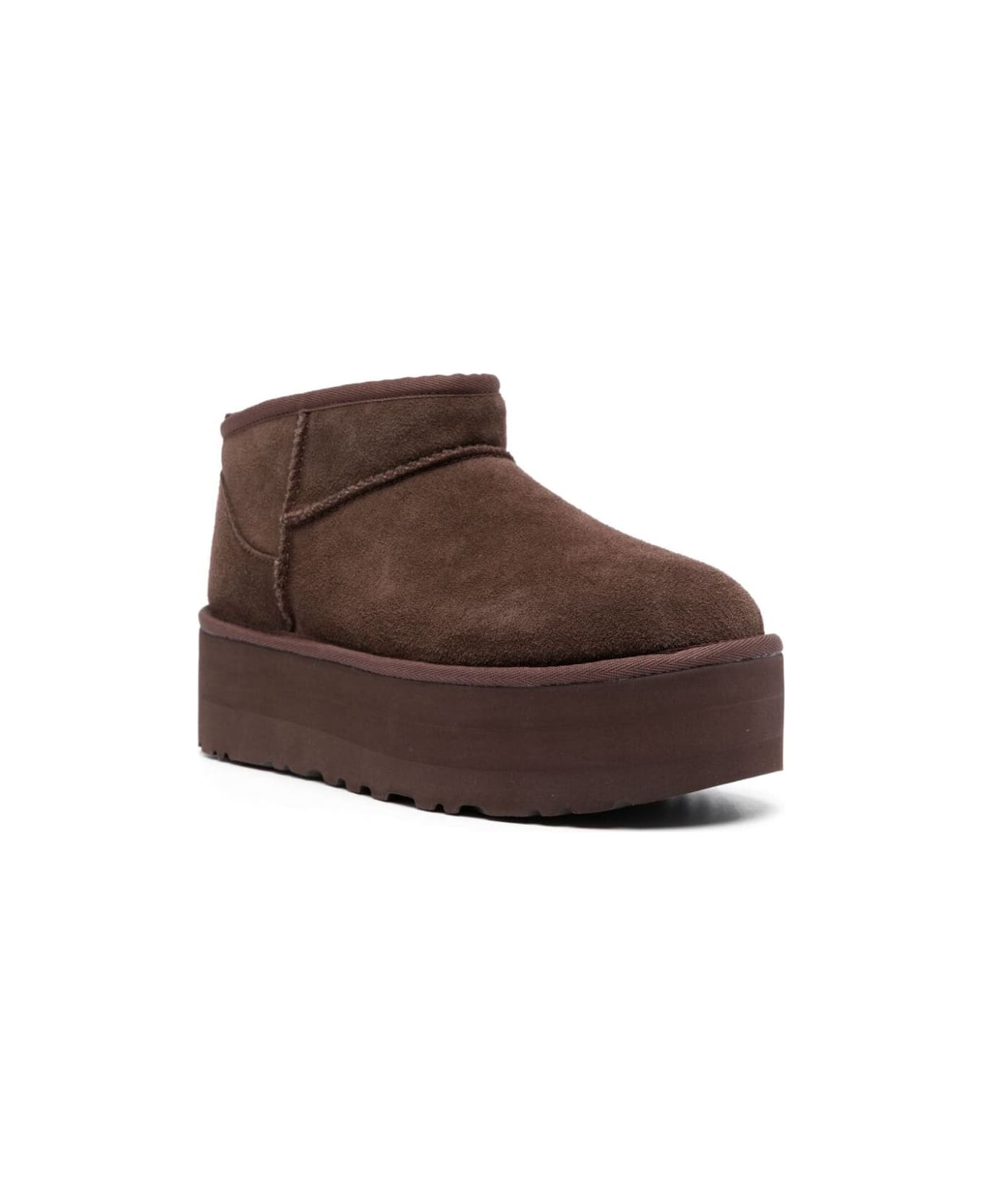 UGG Classic Ultra Mini Platform Boots - Burnt Cedar