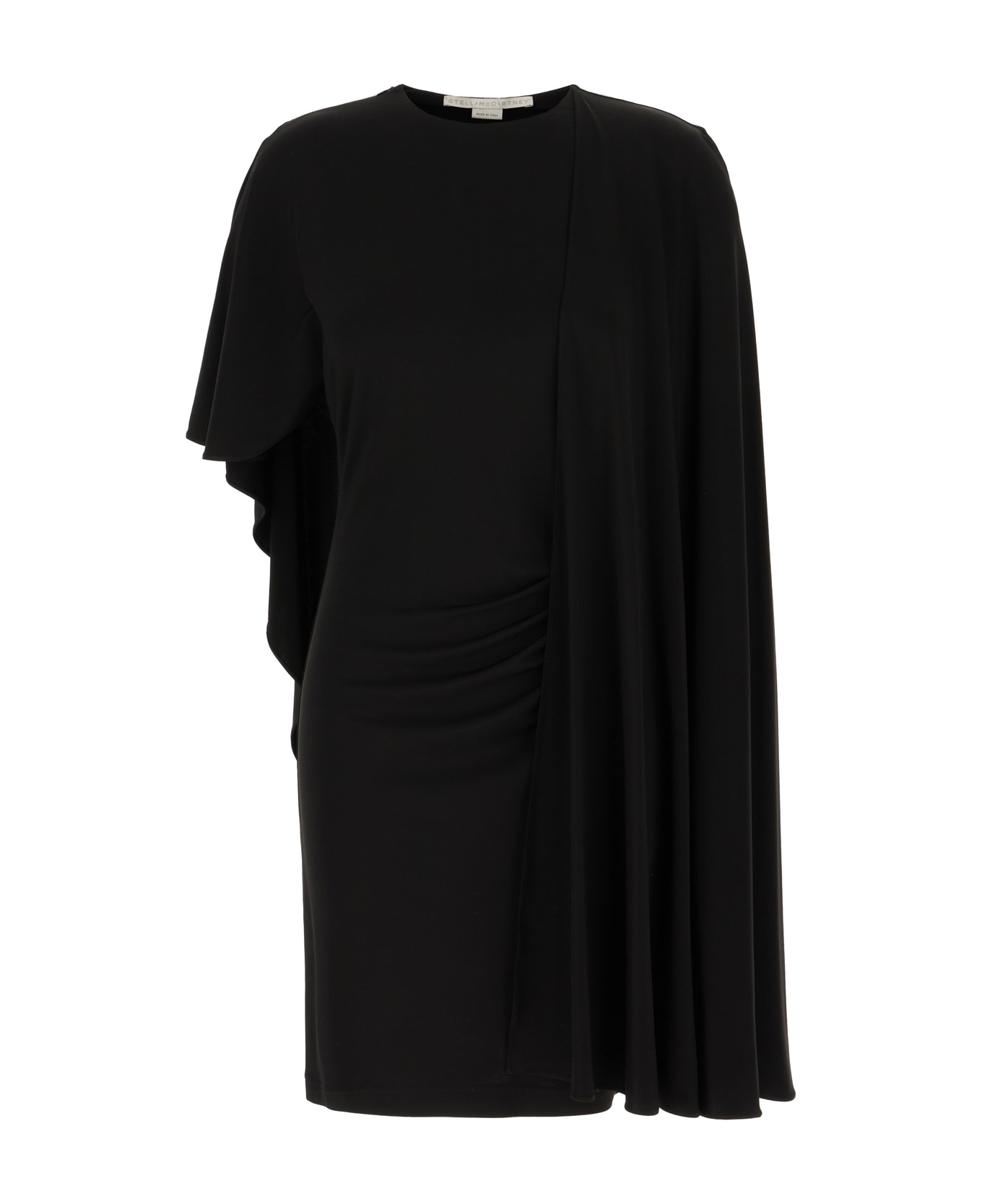 Stella McCartney Black Stretch Viscose Mini Dress - BLACK