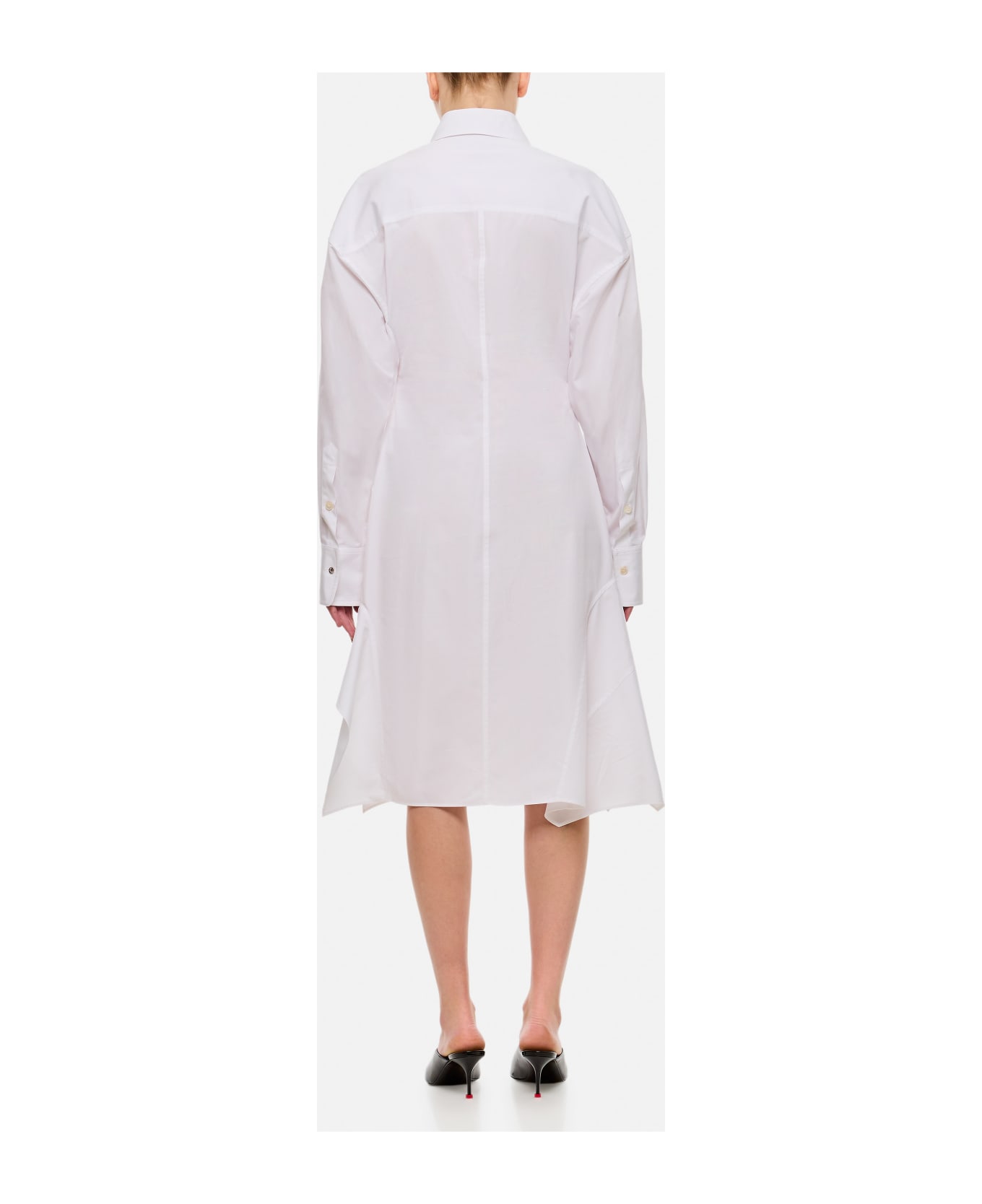Stella McCartney Cotton Shirt Dress - White ワンピース＆ドレス