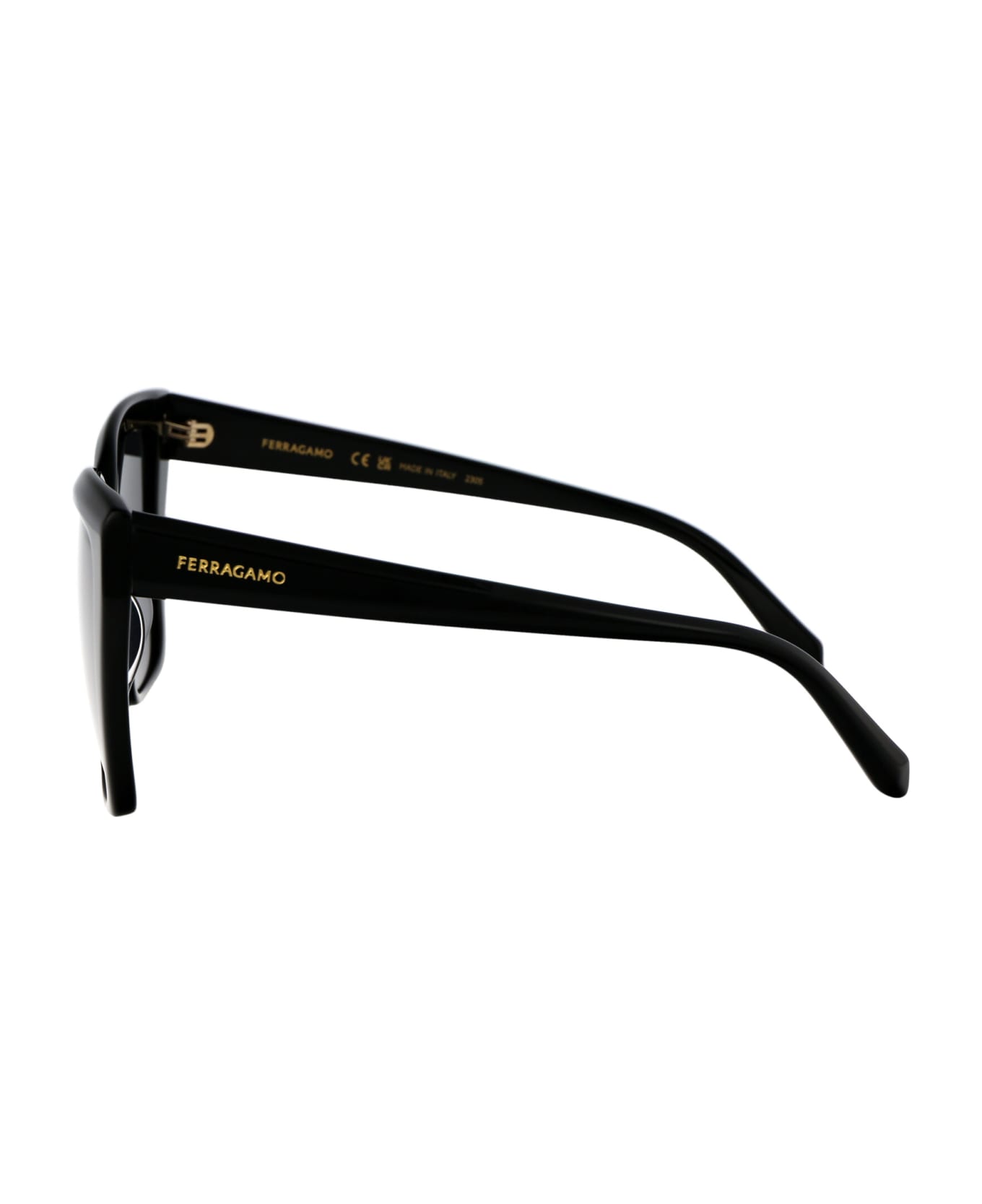 Salvatore Ferragamo Eyewear Sf1102s Sunglasses - 001 BLACK サングラス