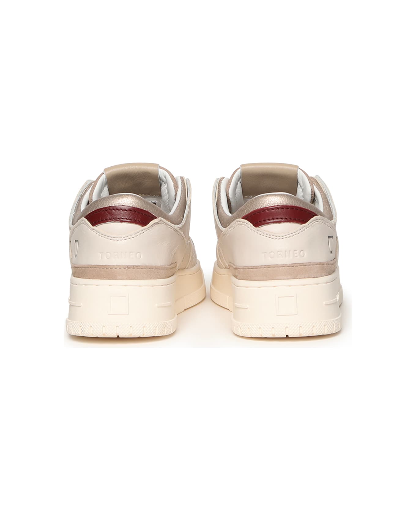 D.A.T.E. Torneo Shiny Leather Sneakers - White