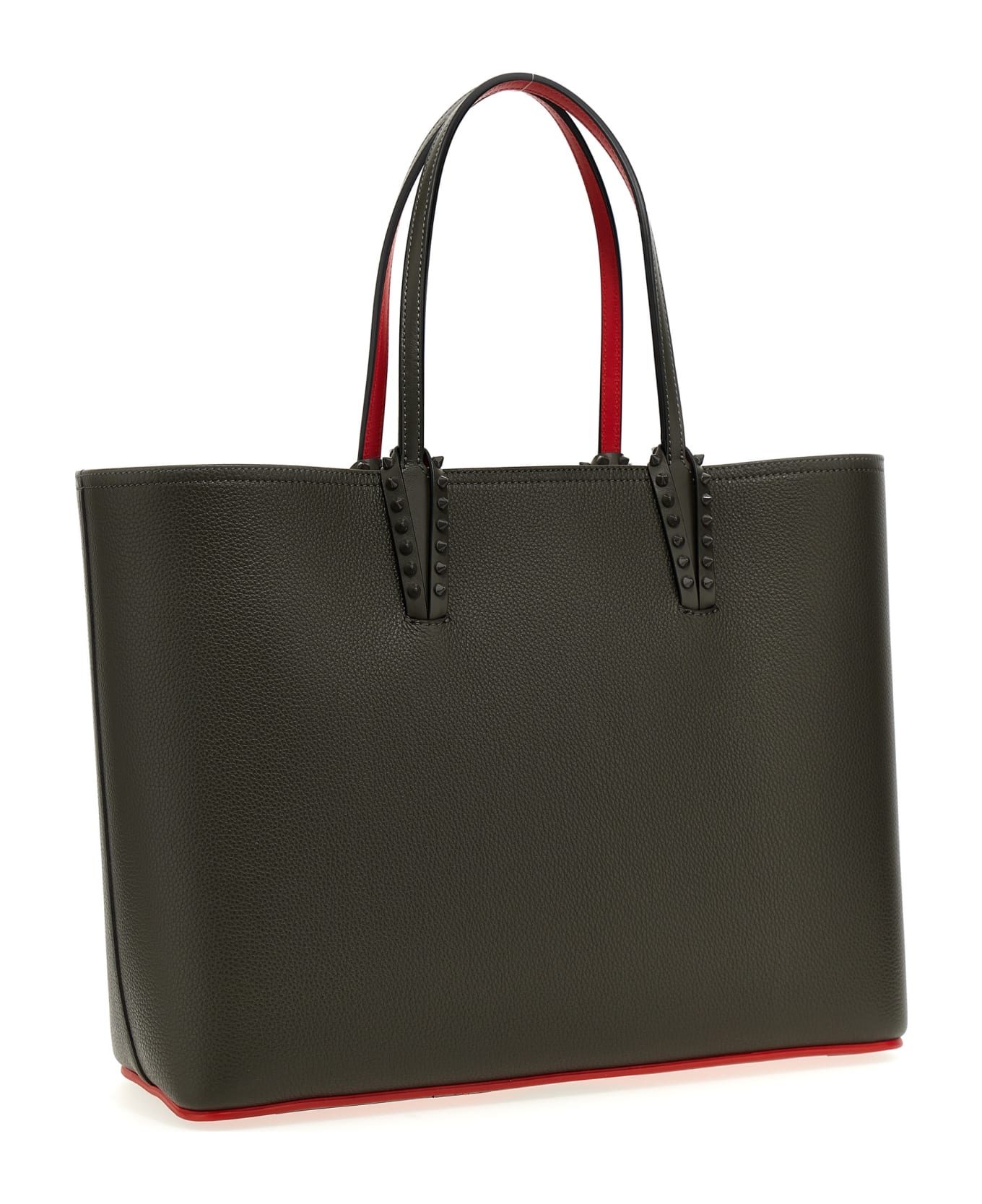 Christian Louboutin 'cabata' Shopping Bag - Gray