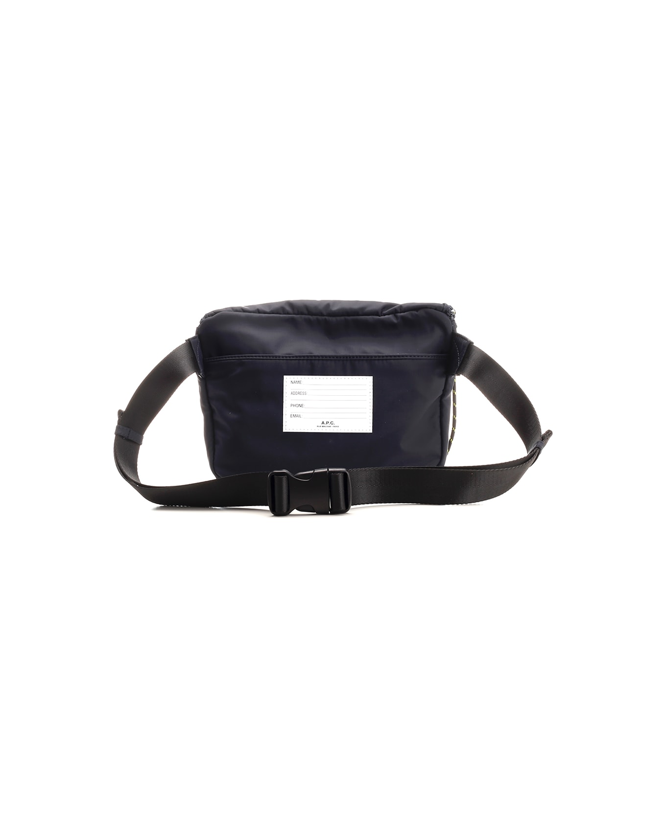 A.P.C. Black Nylon Pouch - BLUE/BLACK