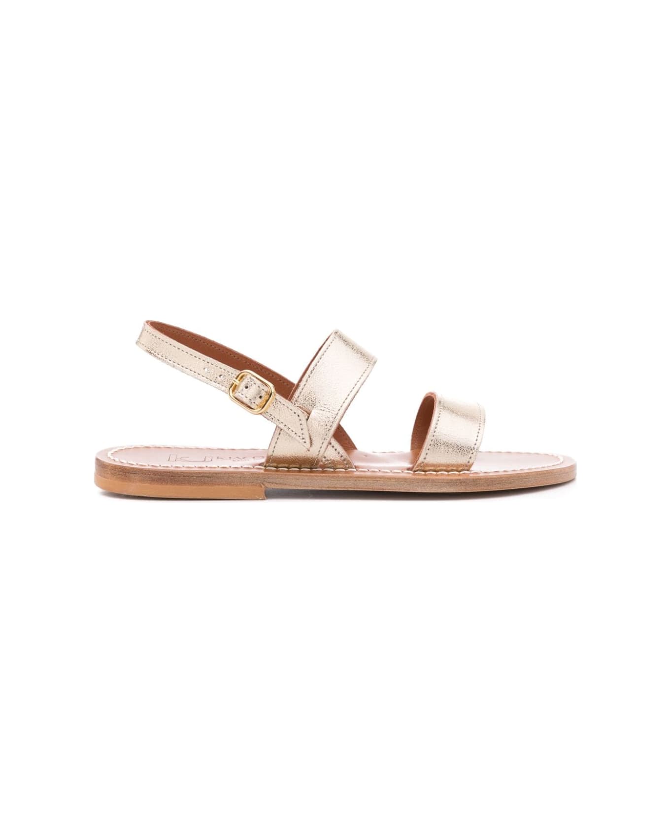 K.Jacques Barigoule Leather Sandals - Golden