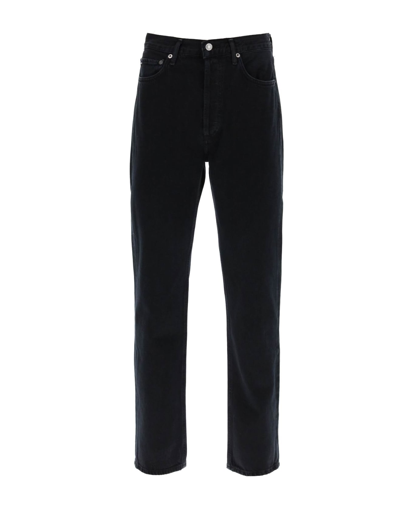 AGOLDE '90's Pinch Waist High-waisted - CRUSHED (Black)