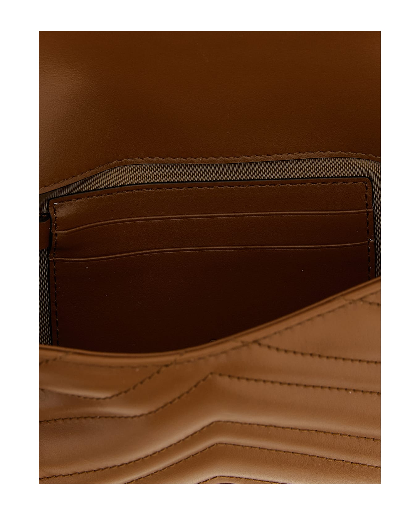 Gucci 
gg Marmont
 Small Shoulder Bag - Brown