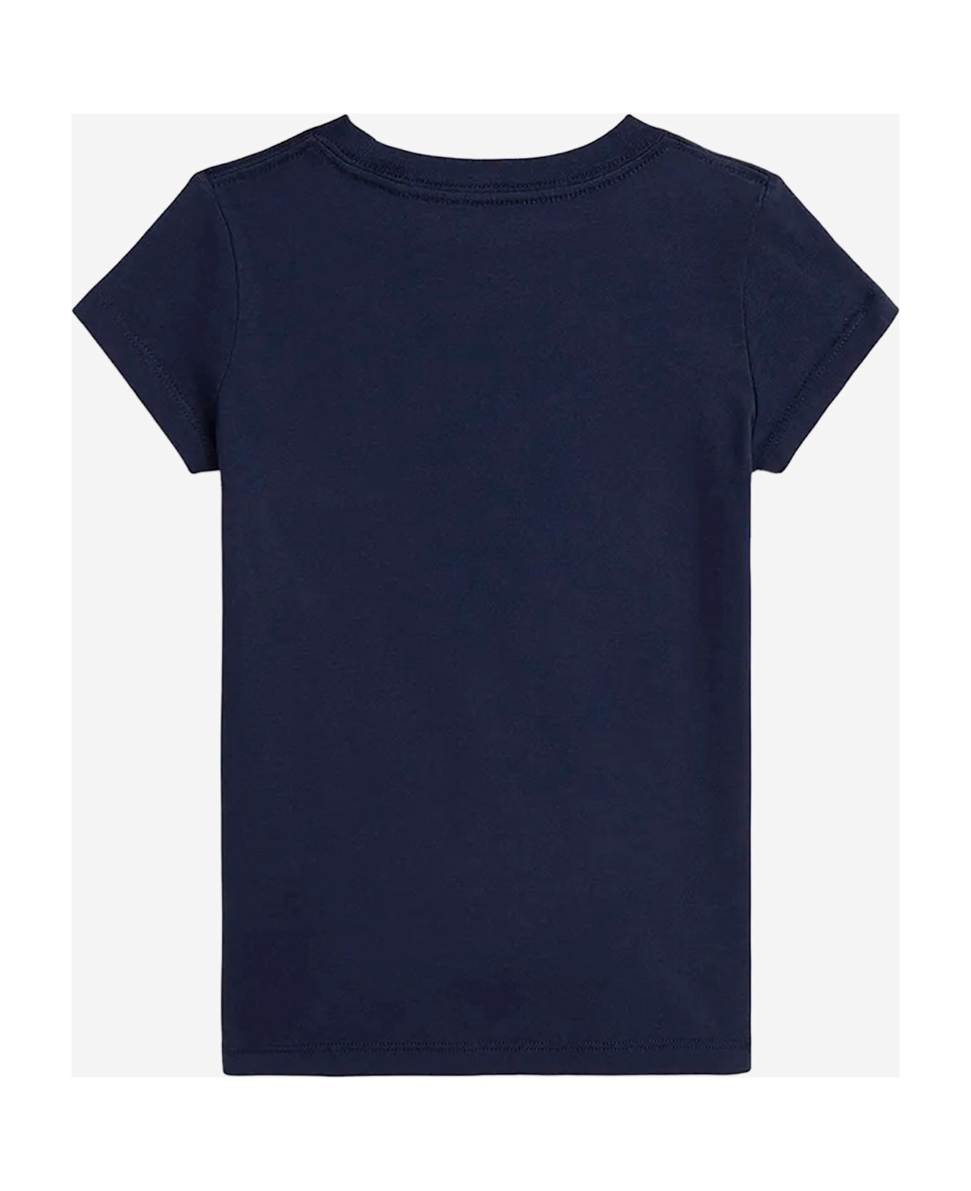 Polo Ralph Lauren Cotton T-shirt With Print - Blue
