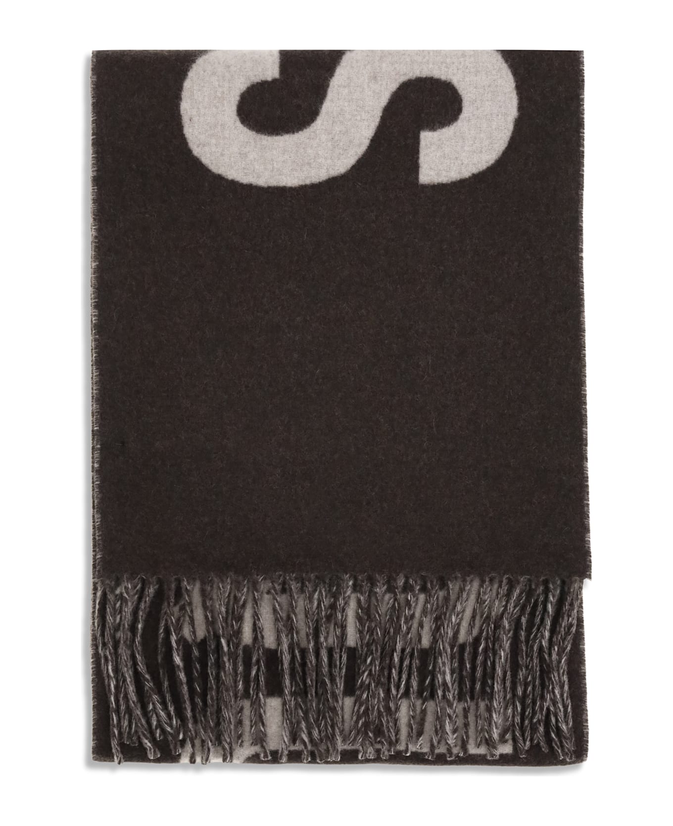 Jacquemus Fringes Wool Scarf