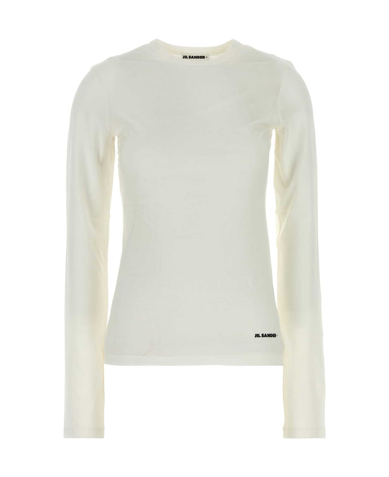 Jil Sander White Cotton T-shirt - 100