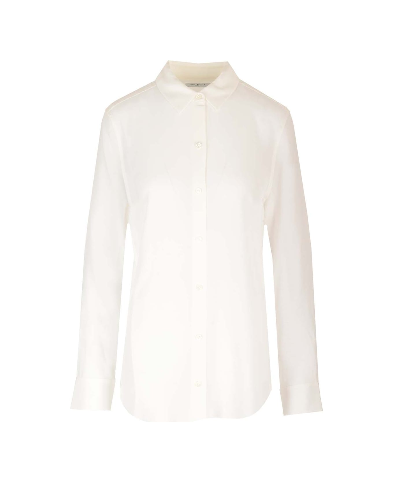 Equipment Washed Silk Shirt - White