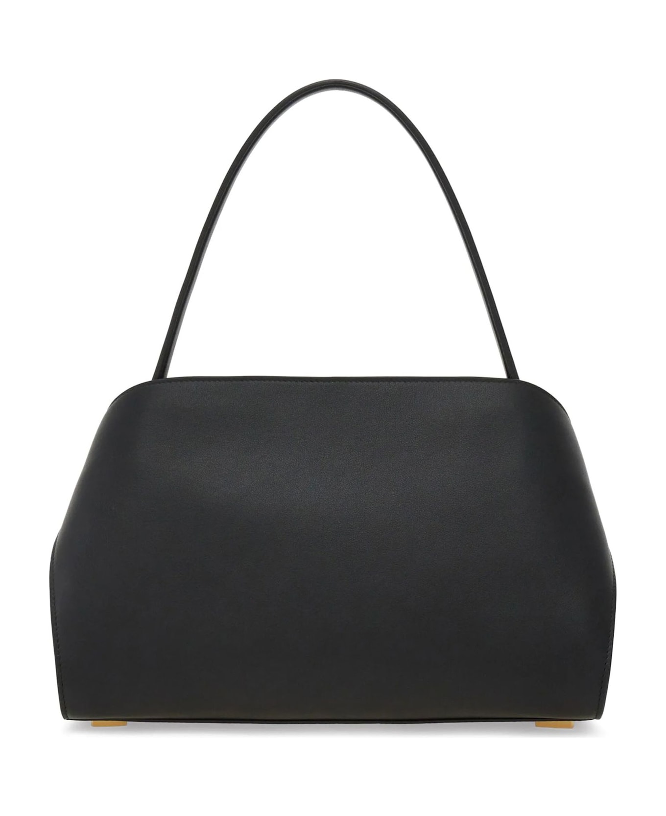 Ferragamo Hug Soft Two-tone Shoulder Bag (m) - BLUE GRAPHITE