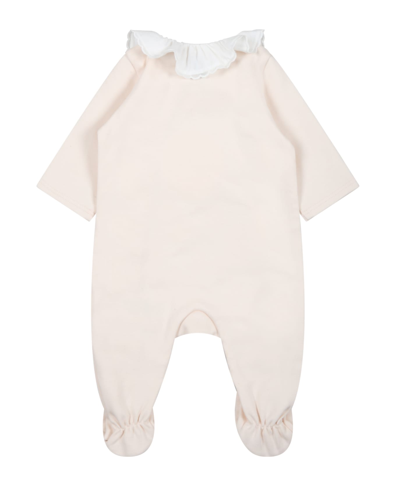 Chloé Multicolor Set For Baby Girl With Logo - Rosa ボディスーツ＆セットアップ