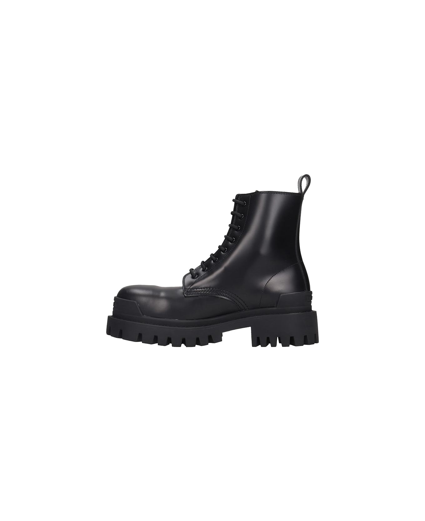 Balenciaga Strike Combat Boots In Black Leather | italist, ALWAYS LIKE ...