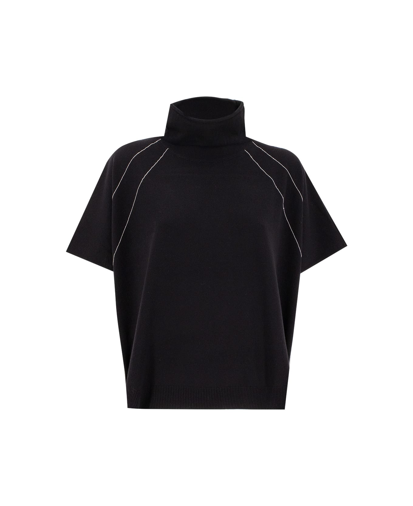 Le Tricot Perugia Sweater - BLACK