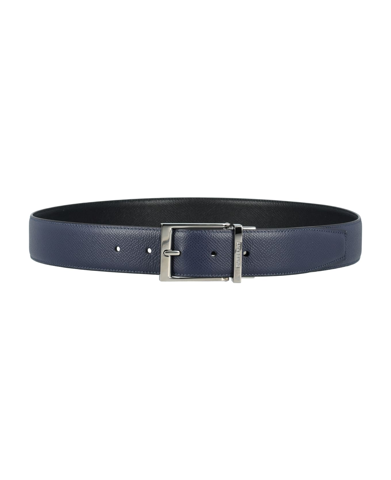 Burberry London Louis 35 Reversible Belt - NAVY/BLACK/SILVER ベルト