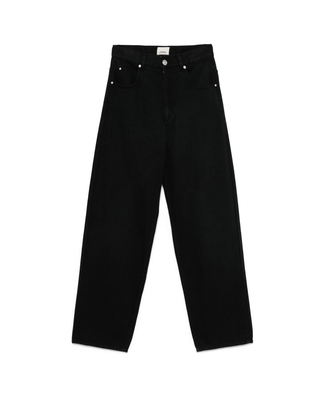 Isabel Marant - Jenny Straight Leg Jeans - BLACK