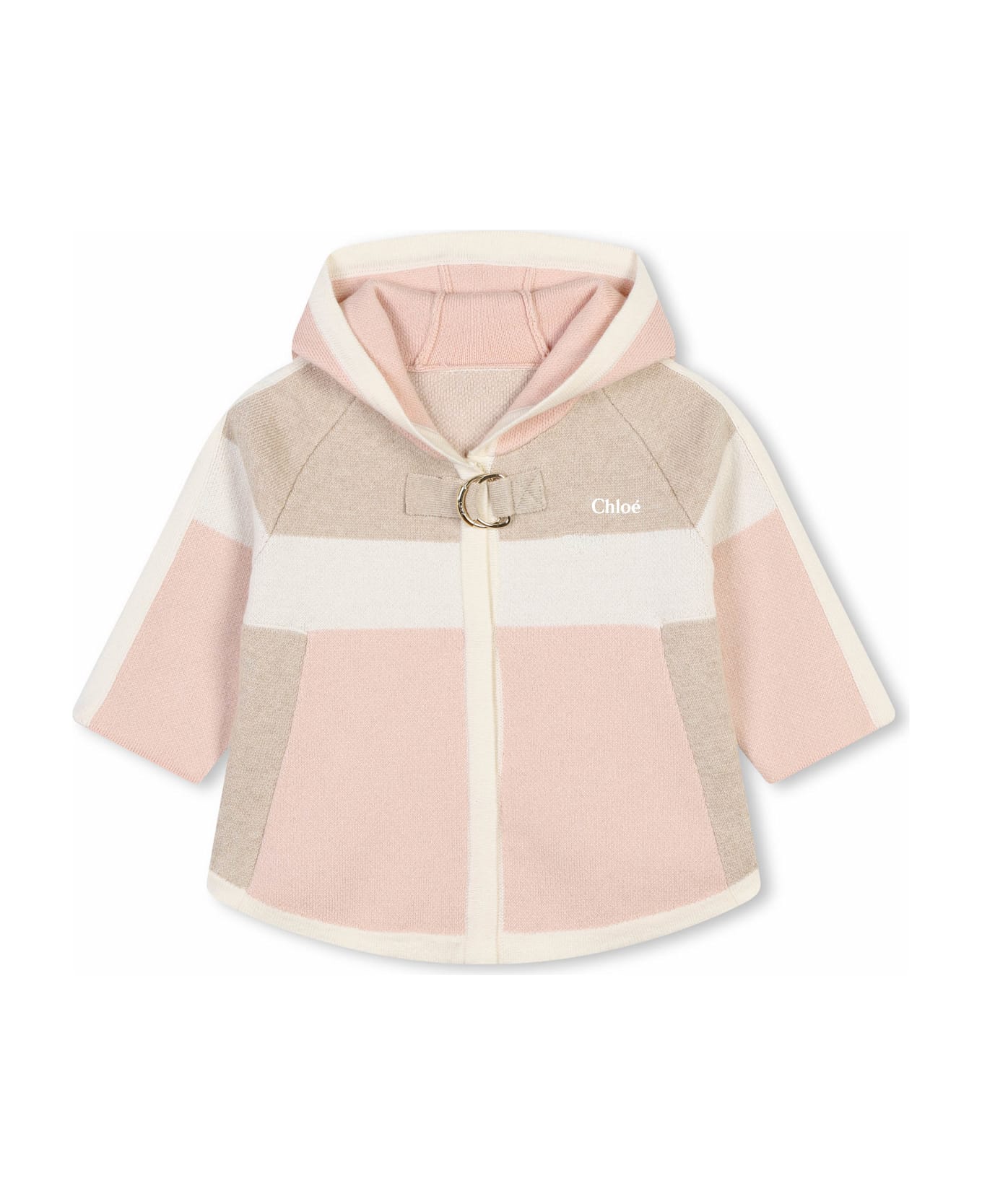 Chloé Hooded Cardigan - Pink コート＆ジャケット