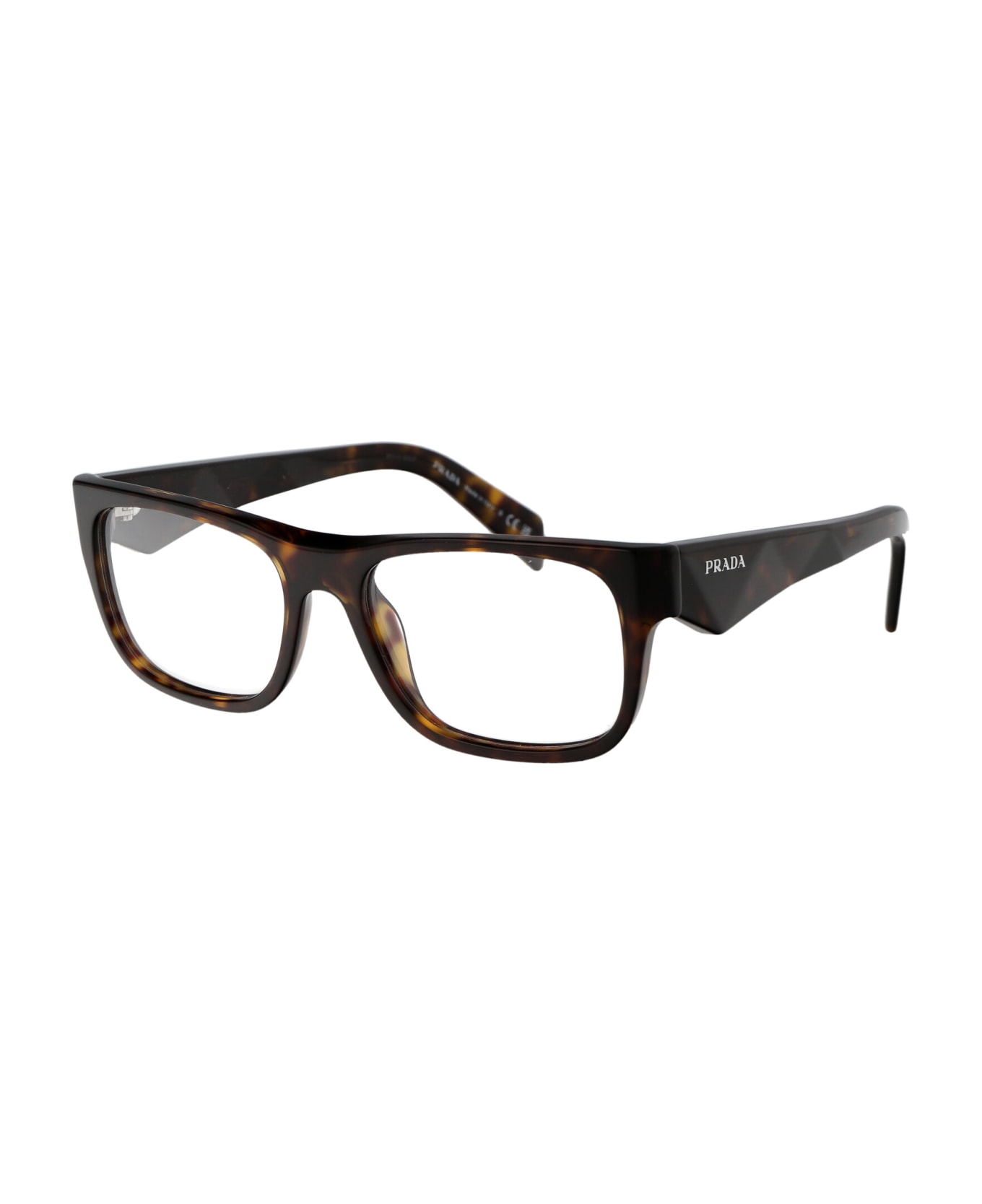 Prada Eyewear 0pr 22zv Glasses - 19J1O1 Loden/Black