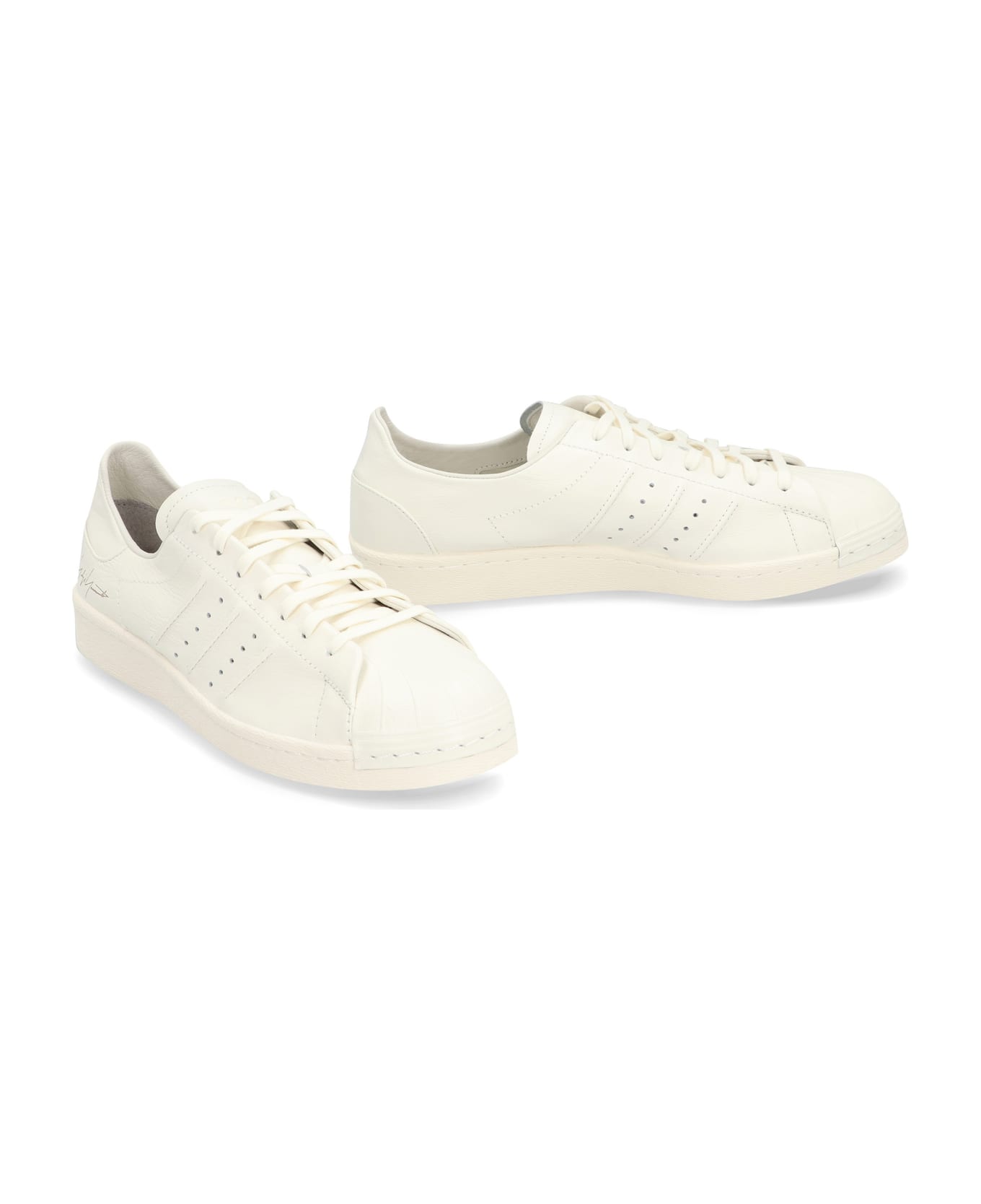 Y-3 Superstar Leather Low-top Sneakers - White