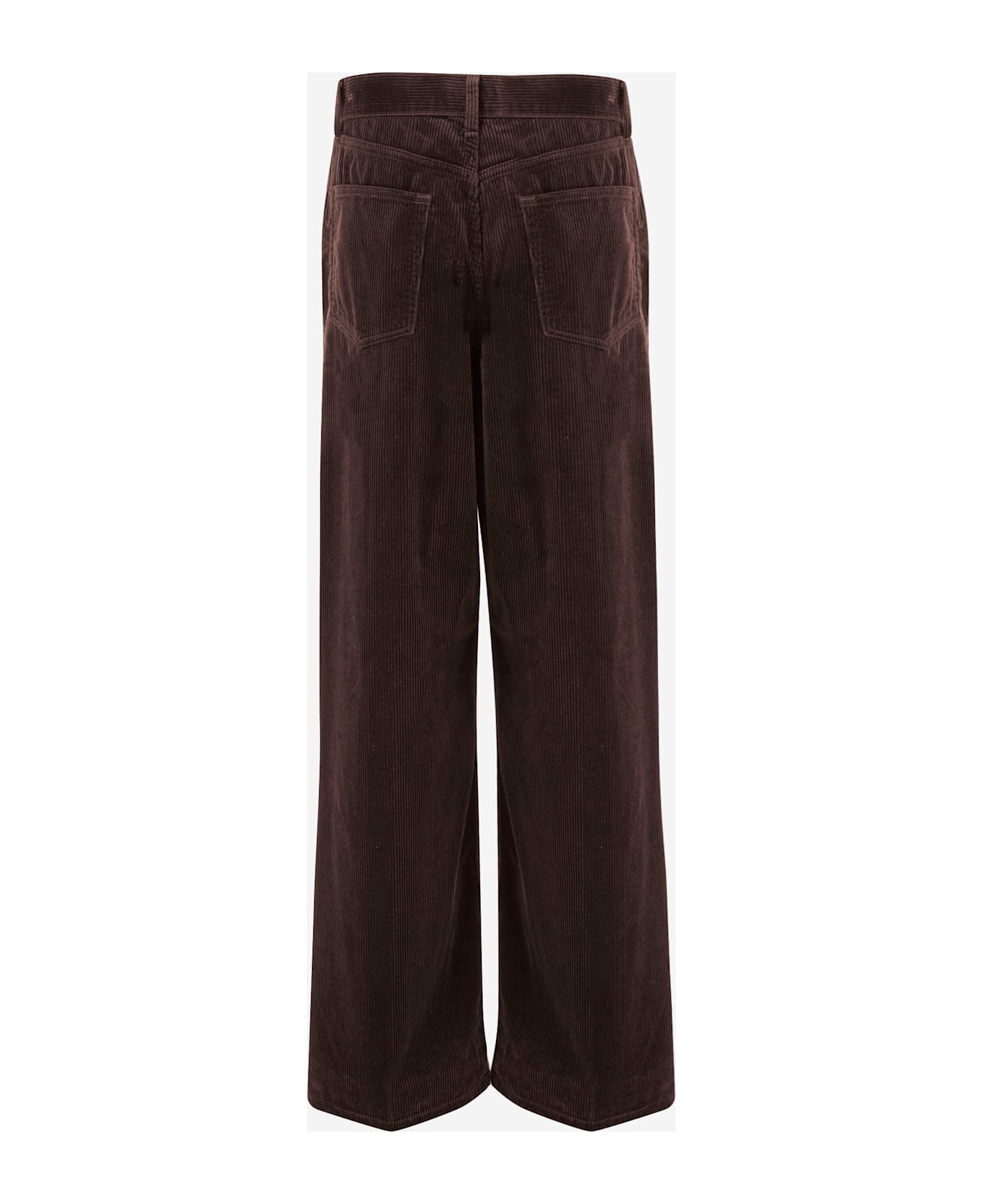 Ralph Lauren Cotton Velvet Pants - DARK BEECH