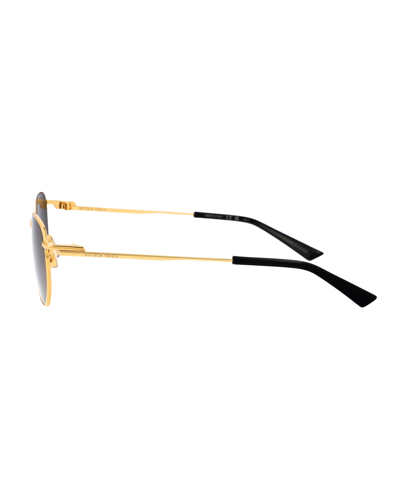Bottega Veneta Eyewear Bv1301s Sunglasses - 001 GOLD GOLD GREY