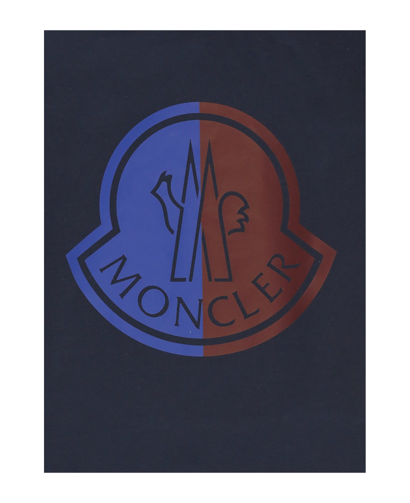 Moncler Logoed T-shirt - Blue