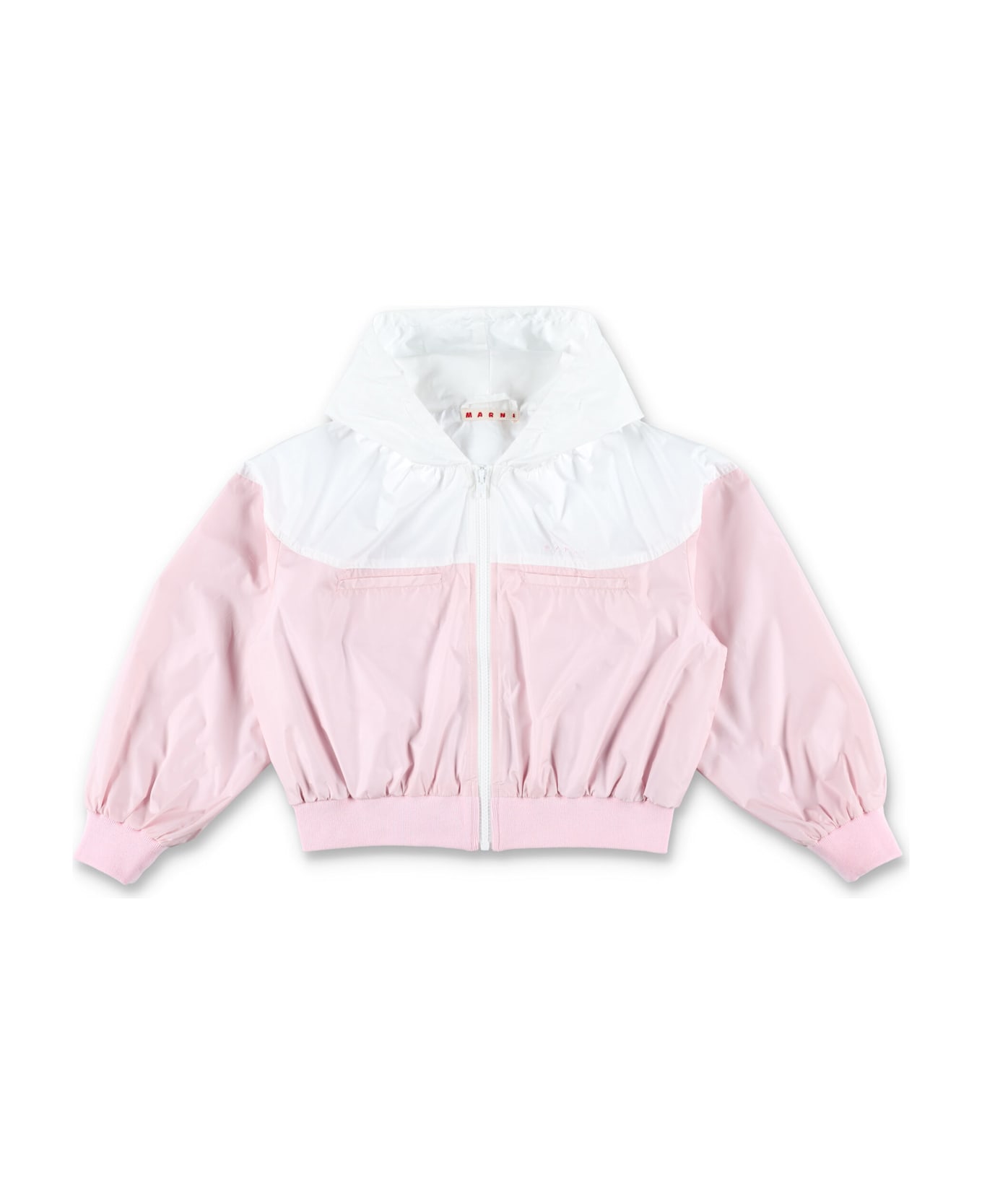 Marni Kid - Two Tone Windbreaker - PINK/WHITE