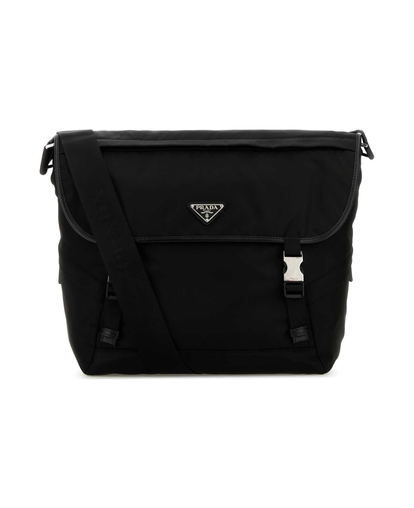 Prada Black Re-nylon Crossbody Bag - NERO