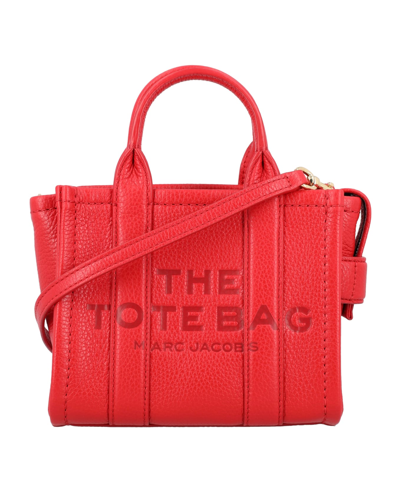 Marc Jacobs The Mini Tote Leather Bag - RED