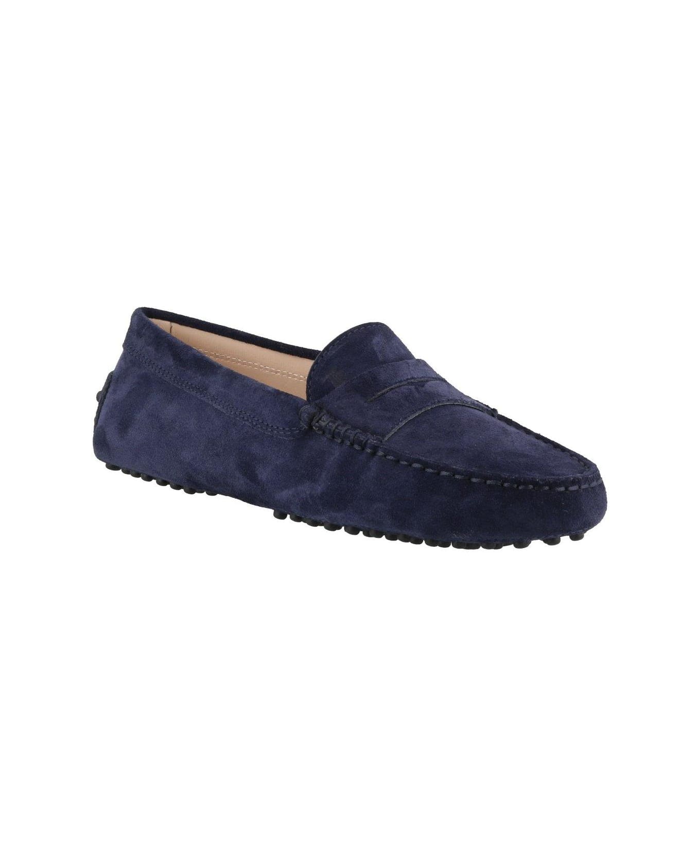 Tod's Gommino Penny Bar Driving Shoes - Blue