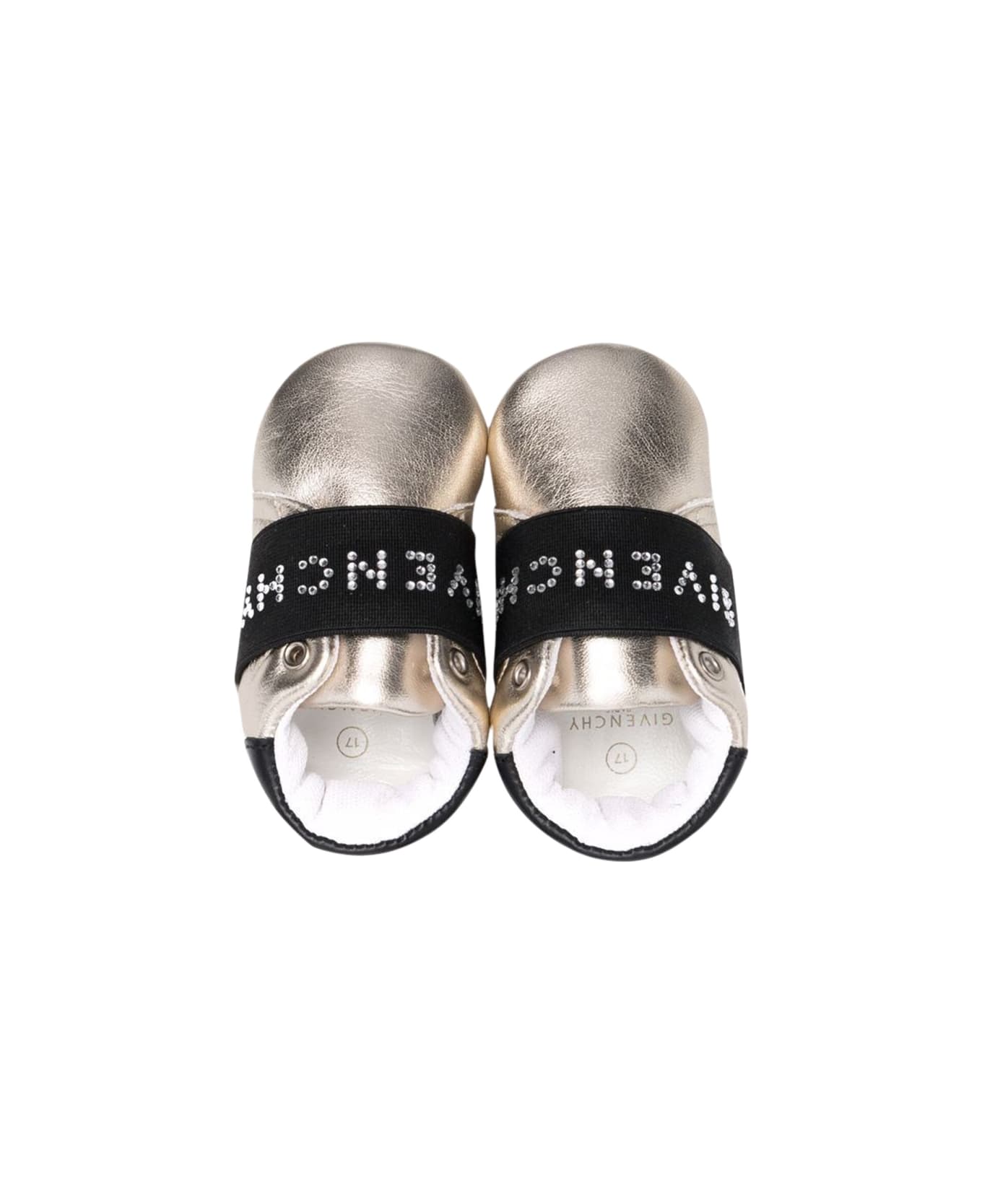 Givenchy Gold Cow Leather Slippers - GOLD