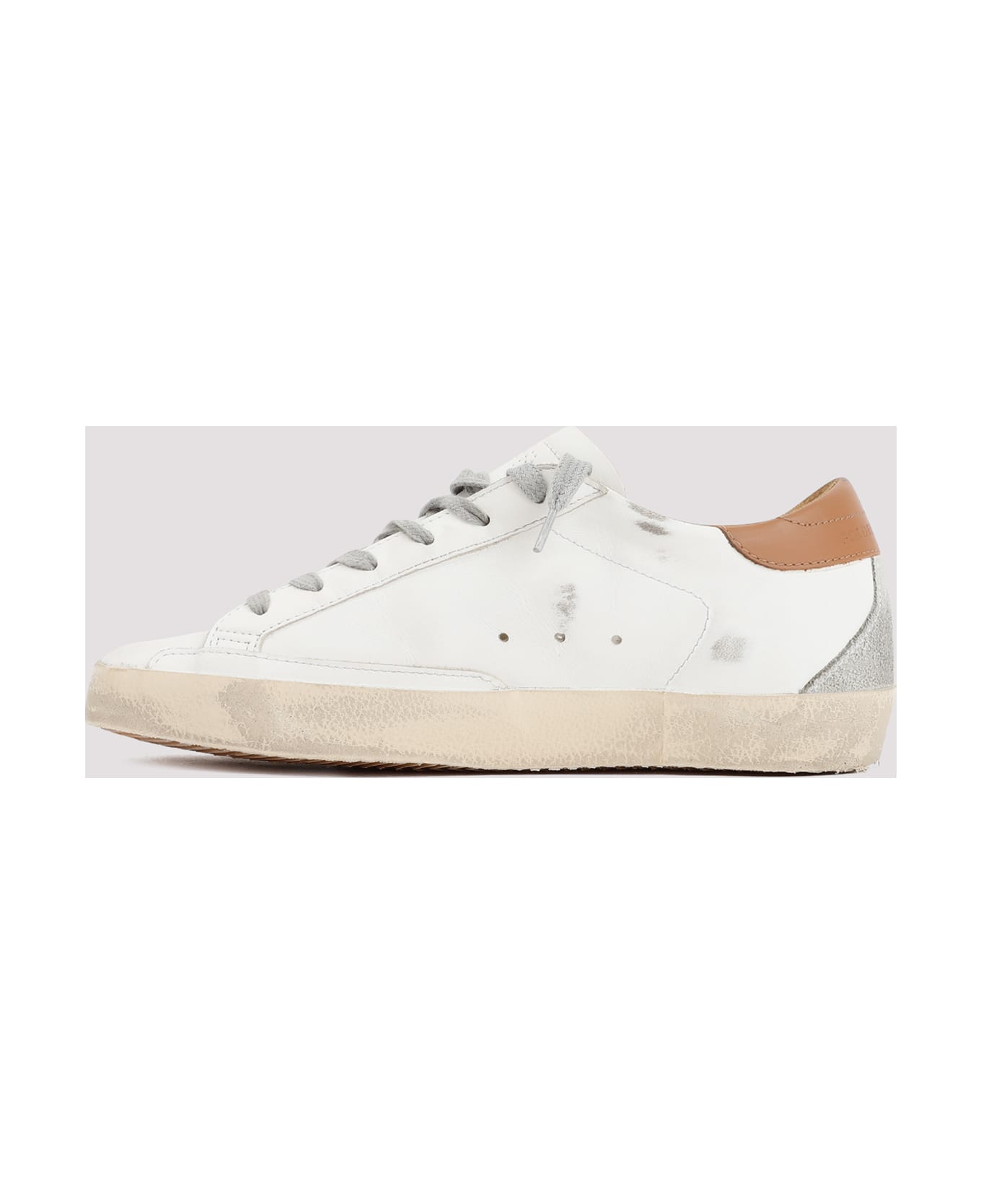 Golden Goose Super Star Sneakers - White Ice Light Brown