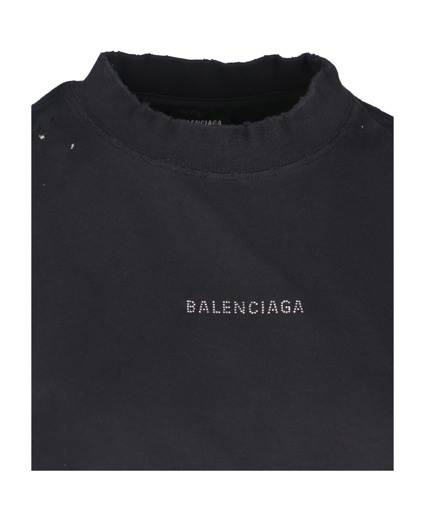 Balenciaga Retro Logo T-shirt - Black