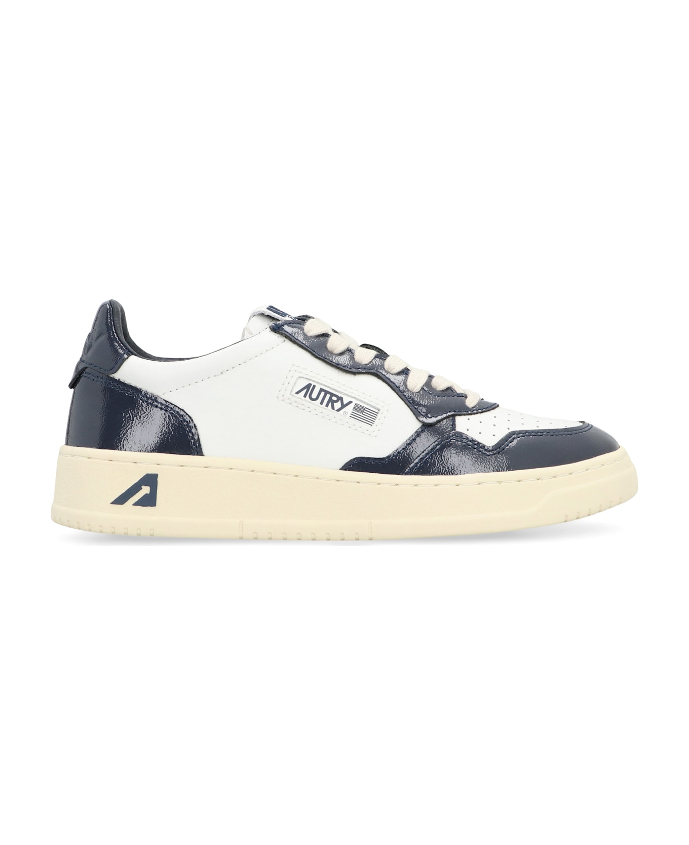Autry Medalist Leather Low-top Sneakers - White